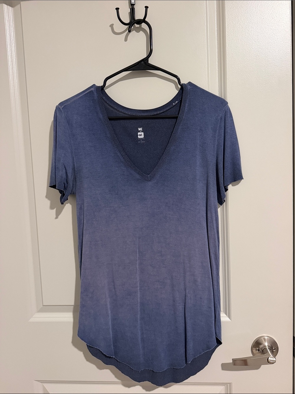 Me to We Washed Indigo V-Neck Short Sleeve Tee
